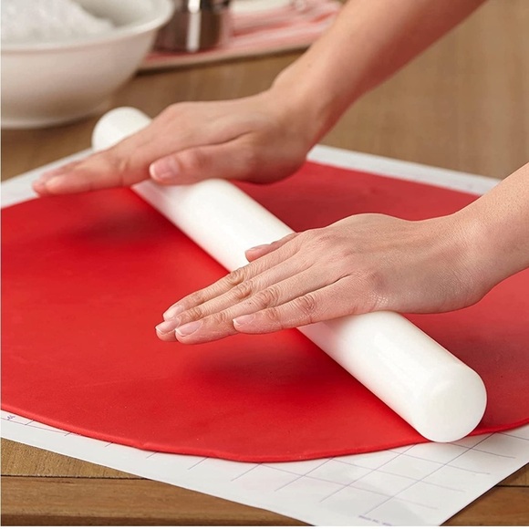 Wilton Large Fondant Rolling Pin with Guide Rings, 20-Inch NWT - Picture 5 of 9